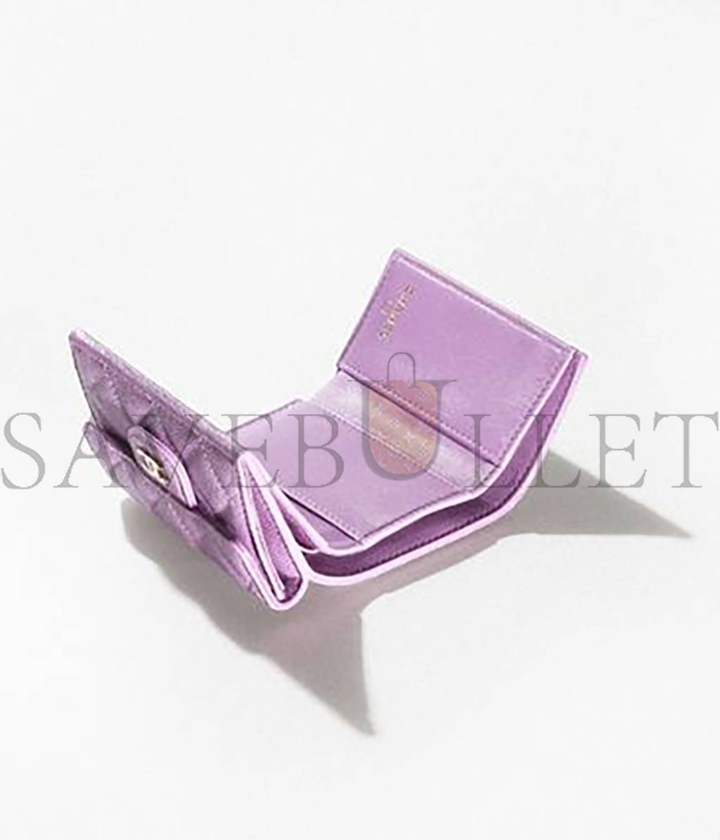Ch*el classic small flap wallet ap0230 y33352 nh623 (12*7.5*2.5cm)